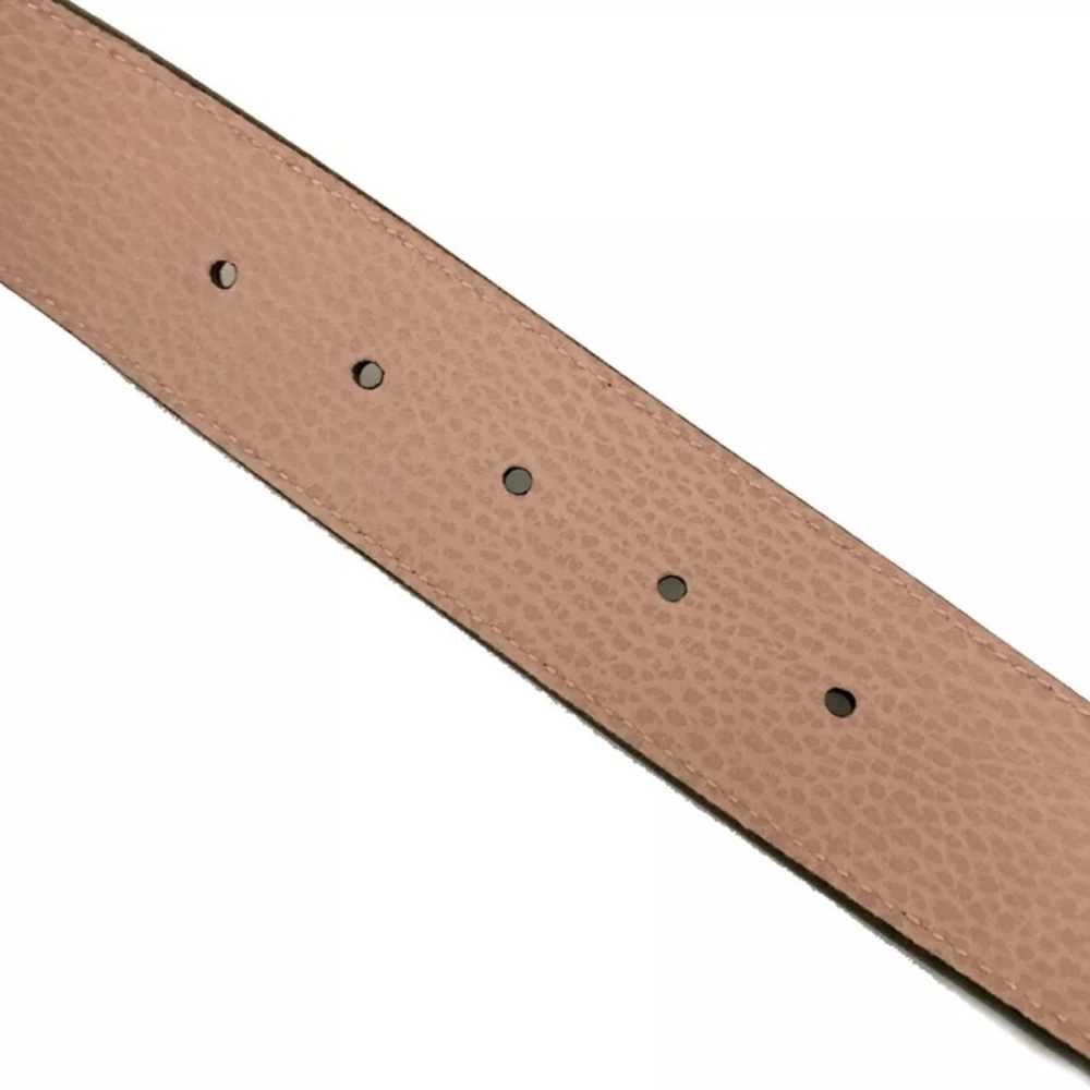 ✨💎GUCCI💎✨REVERSIBLE BLACK AND PINK LEATHER BELT.  SIZE 75/31. W/DUSTY AND GIFT - Picture 7 of 7